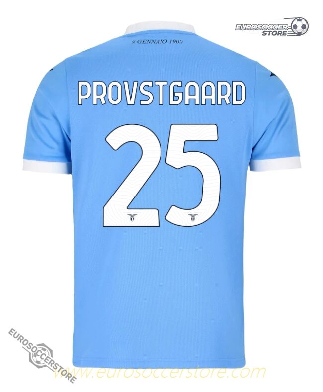 Lazio Home PROVSTGAARD 25 Jersey for the 25-26 Season