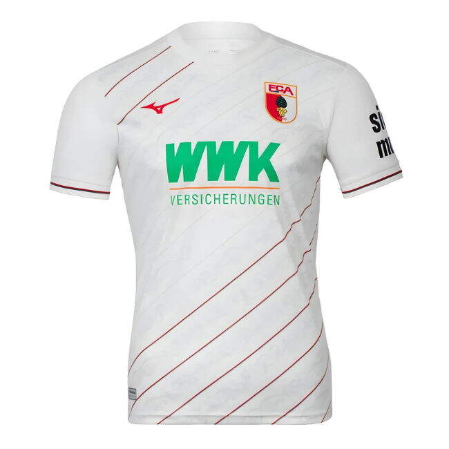 Fan Gear Football Fc Augsburg Home Shirt Uduokhai #19 Durable Mate...