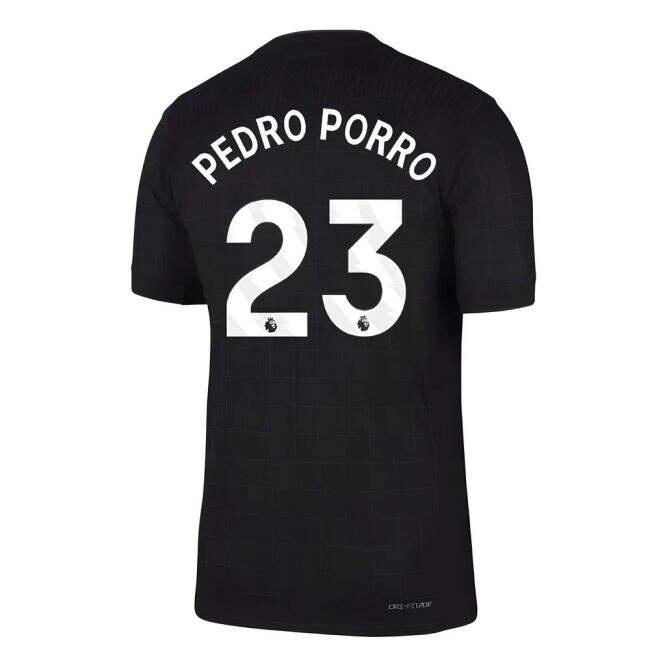 Tottenham Away Football Jersey 2025-20 Season Pedro Porro 23 M S