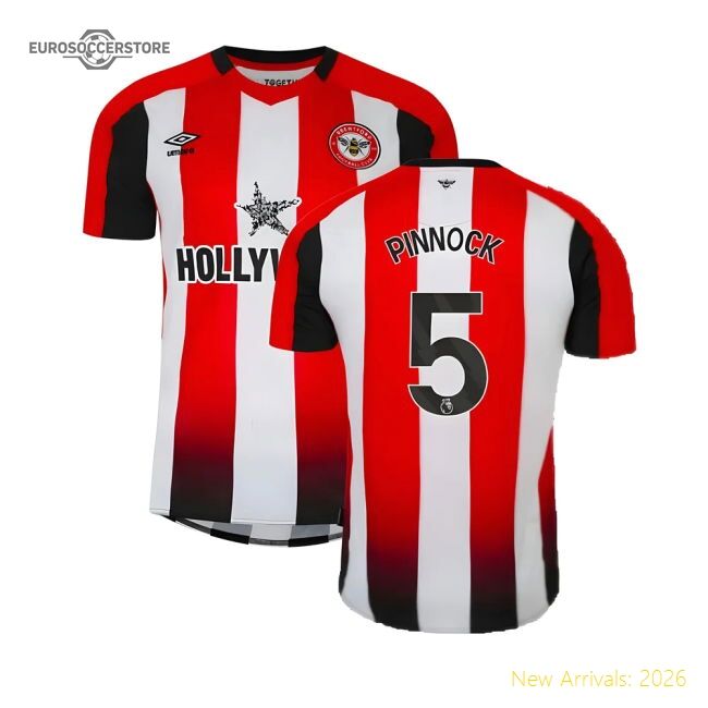Elite 2023-2024 Brentford Home Shirt (pinnock 5) - Excellent Value