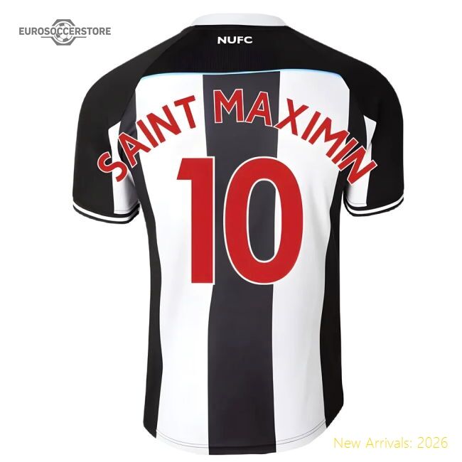 Official 2021-2022 Newcastle United Home Shirt (saint Maximin 10)