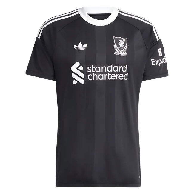 2025-2026 Liverpool Third Goalkeeper Shirt (Black)