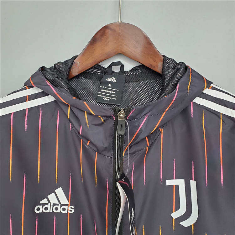 Juventus 21-22 Black Jacket Windbreaker - Official Replica 17430
