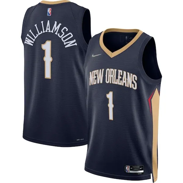 Zion Williamson NOP Swingman Jersey - exclusive team-jersey - Navy
