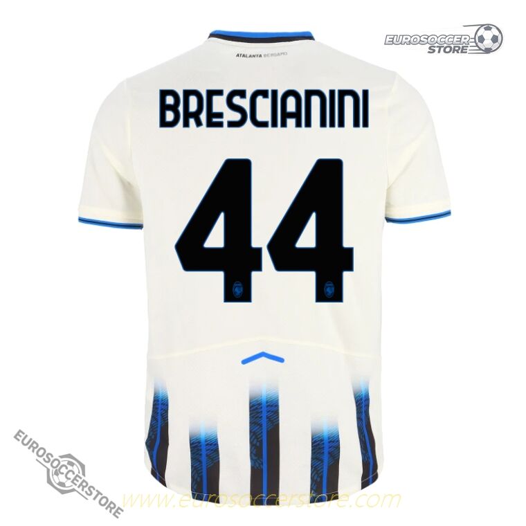 Atalanta's 25-26 Away BRESCIANINI 44 Football Jersey