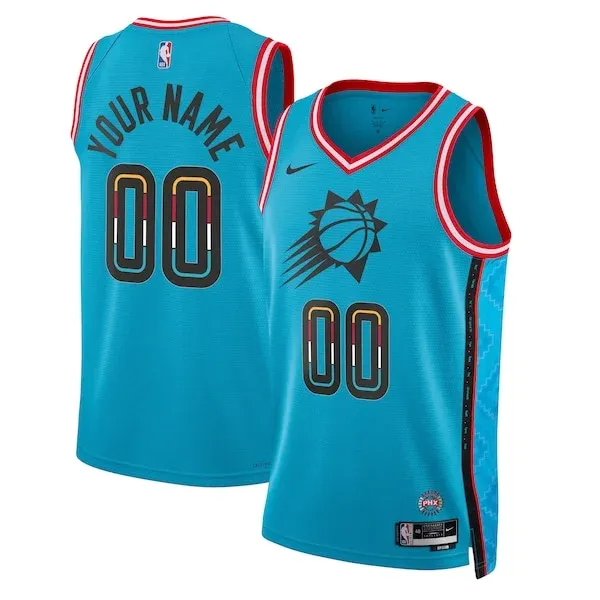 Phoenix Suns Nike Unisex 2022/23 Swingman Custom Jersey - City Edition - Turquoise