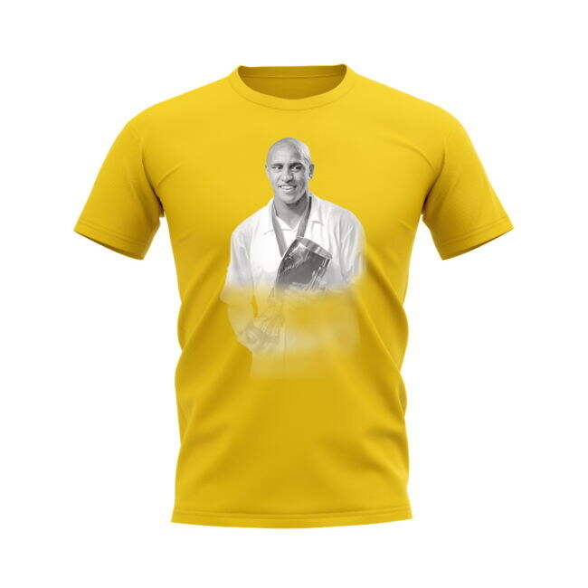 Roberto Carlos Real Madrid Legend T-Shirt (Yellow)