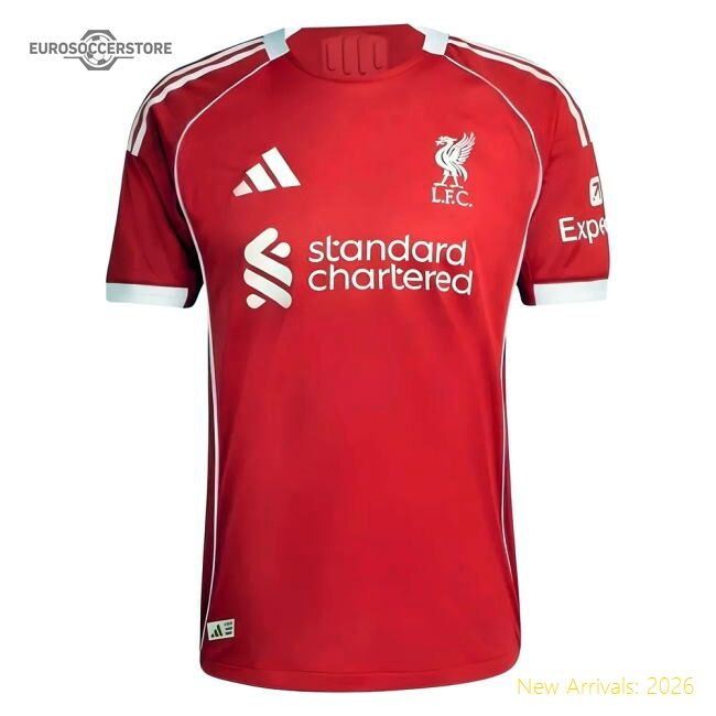 Authentic 2025-2026 Liverpool Authentic Home Shirt - Premium Quality