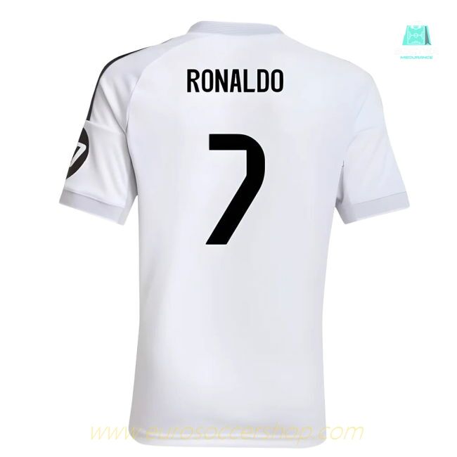 2025-2026 Real Madrid Home Shirt (Kids) (Ronaldo 7)