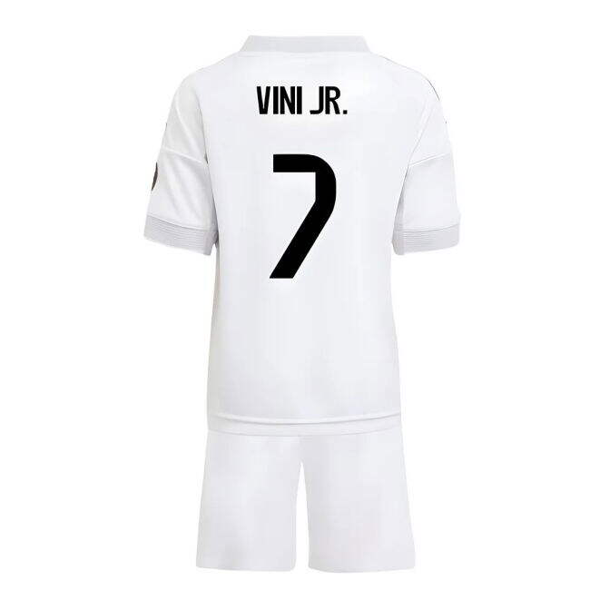 2025-2026 Real Madrid Home Mini Kit (Vini Jr. 7)
