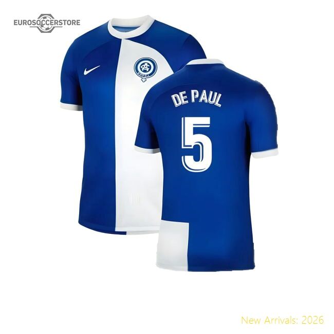 Top-tier Away Atletico Madrid De Paul Jersey 2023-2024 Flexible