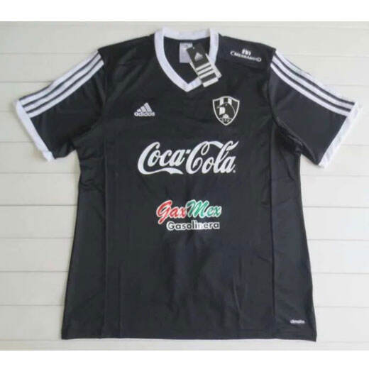 Club De Cuervos away 201718 Black Soccer Jersey Shirt - Official