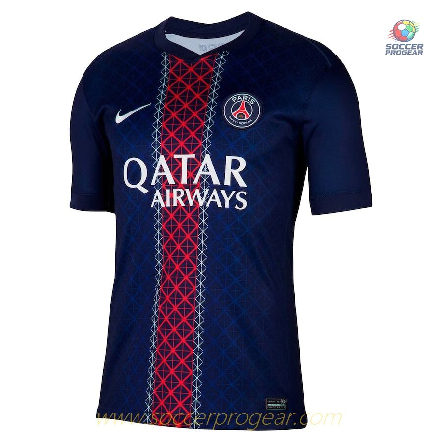 PSG Home Youth Football Kit Soccer Team Shirt 2025/26 Collection