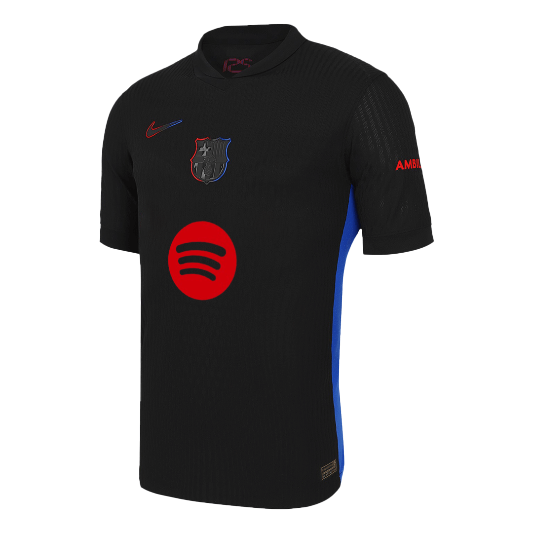Player Version Barcelona Away Soccer Jersey 2024/25 - Spotify Logo Wit