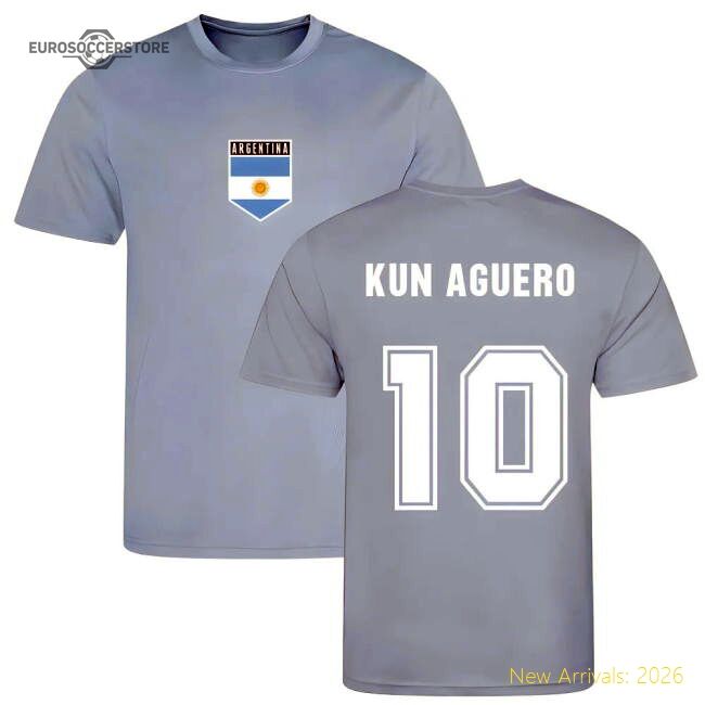 Excellent Aguero World Cup Champions 2022 Training Jersey (sky Blue)