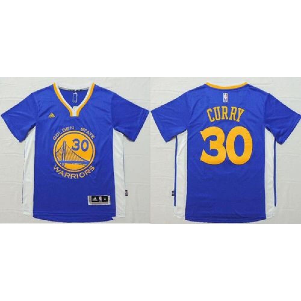 Pro Grade Stephen Curry30 Jersey Blue - - Must-Have Jersey