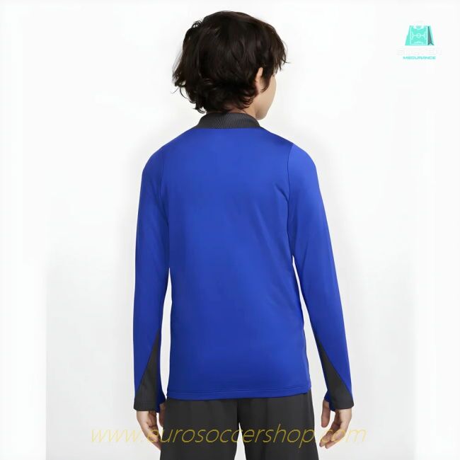 2024-2025 Barcelona Third Dri-FIT Drill Top (Blue) - Kids