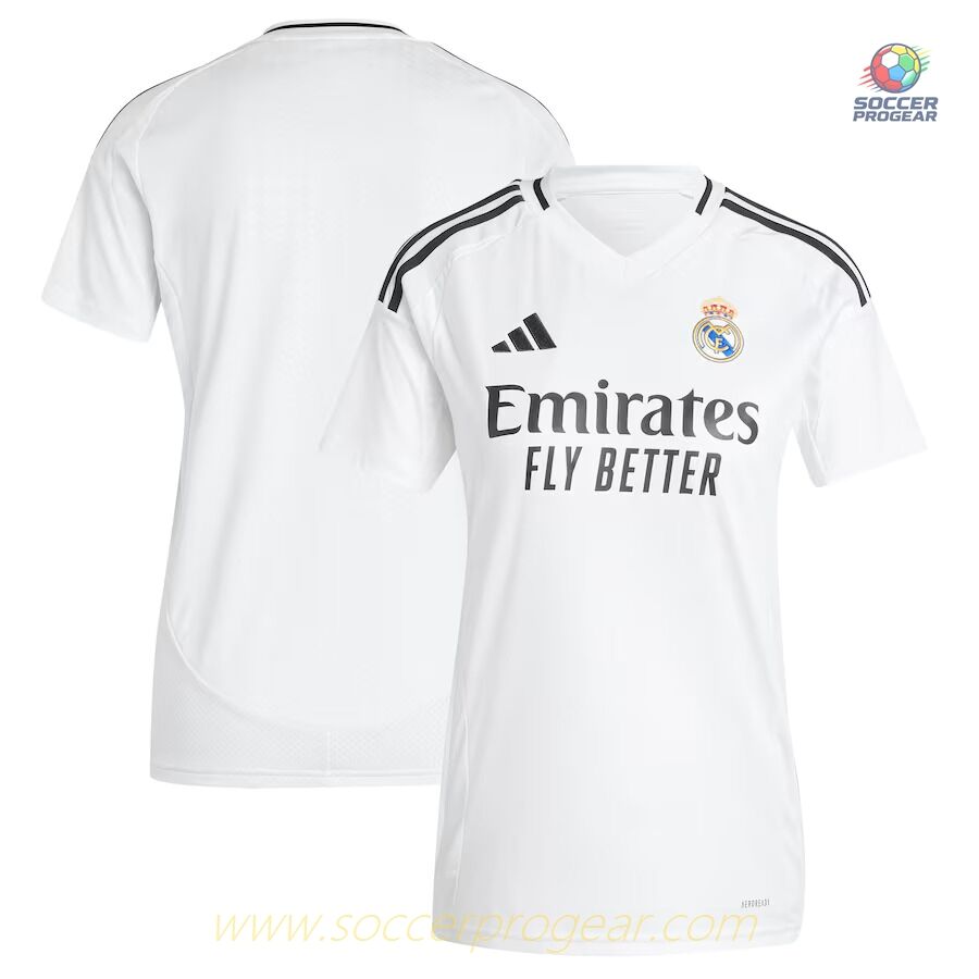 Real Madrid Home Team Football Jersey 2024/25 Collection Women's Edition