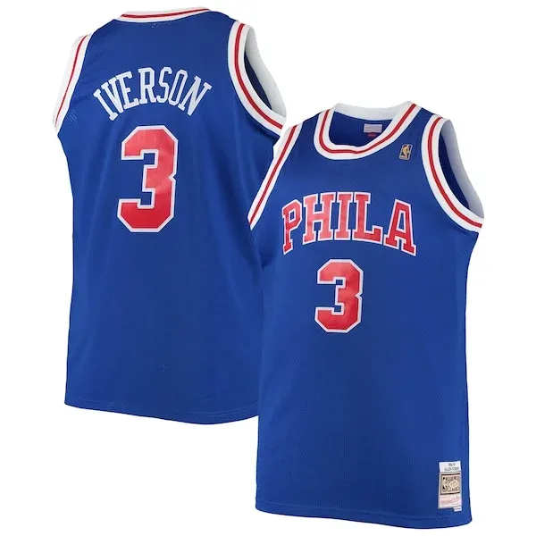 Allen Iverson PHI Performance Swingman Jersey - Red - Licensed Product
