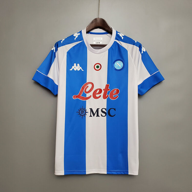 Napoli 20-21 4th Blue Soccer Shirt Jersey - Official Replica 22853