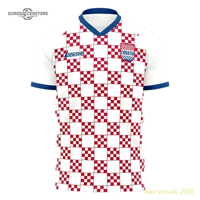 Elite Croatia 2025-2026 Official Home Kit Mobility Breathability