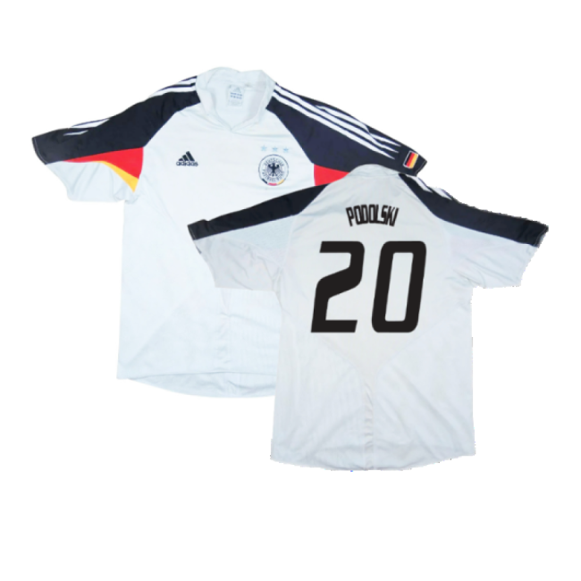 Podolski 20 Top Quality Germany 2004-2005 Home Shirt