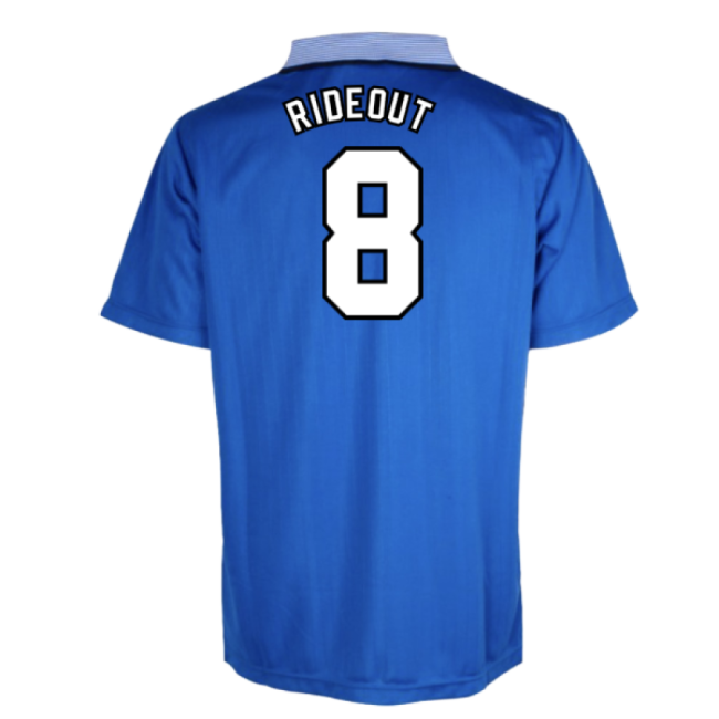 Genuine Everton 1996 Home Retro Shirt (Rideout 8) Official Team Jersey