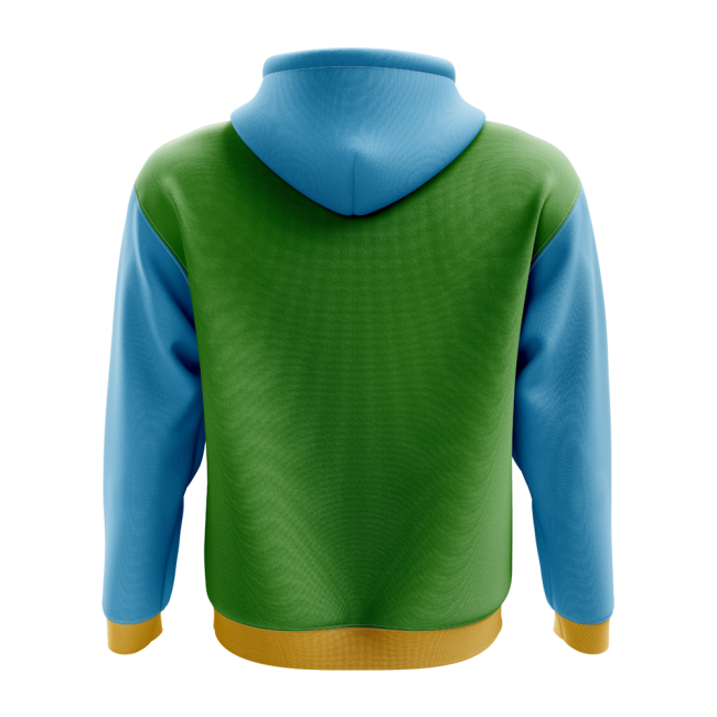 Jersey Karakalpakstan Concept Country Football Hoody (Green)
