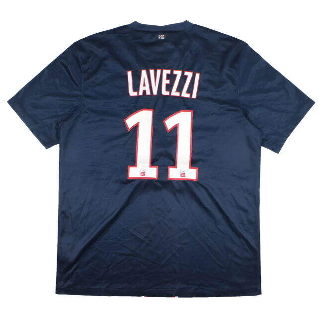 PSG 2012-13 Home Shirt (S) Lavezzi #11 (Excellent)