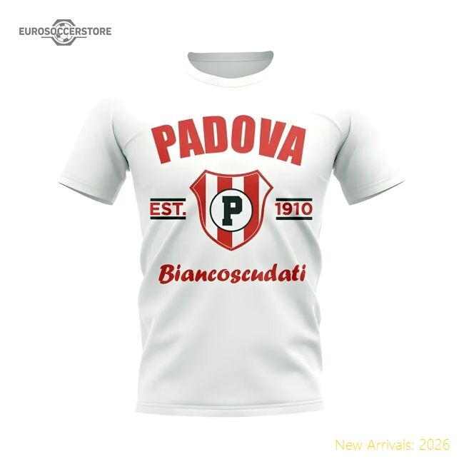 Top-Quality Padova Established Football T-Shirt (White)