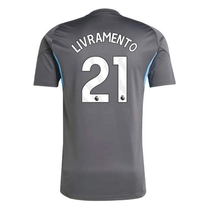 2025-2026 Newcastle Training Shirt (Grey) (Livramento 21)
