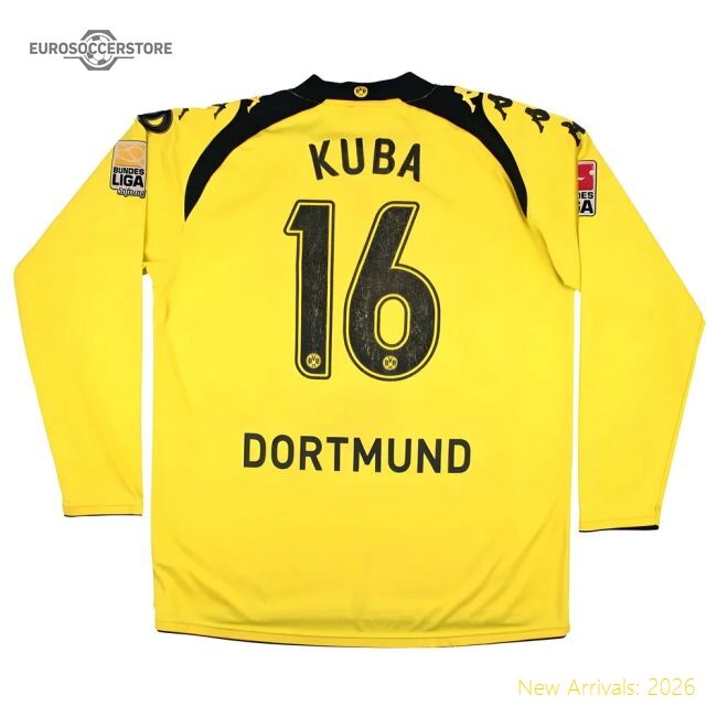 Borussia Dortmund 2009-10 Home Long Sleeve Shirt (kuba 16) (2xl) (