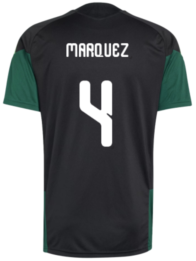 Chic 2026-2027 Mexico Training Jersey (Black) (Marquez 4) for Euro ...