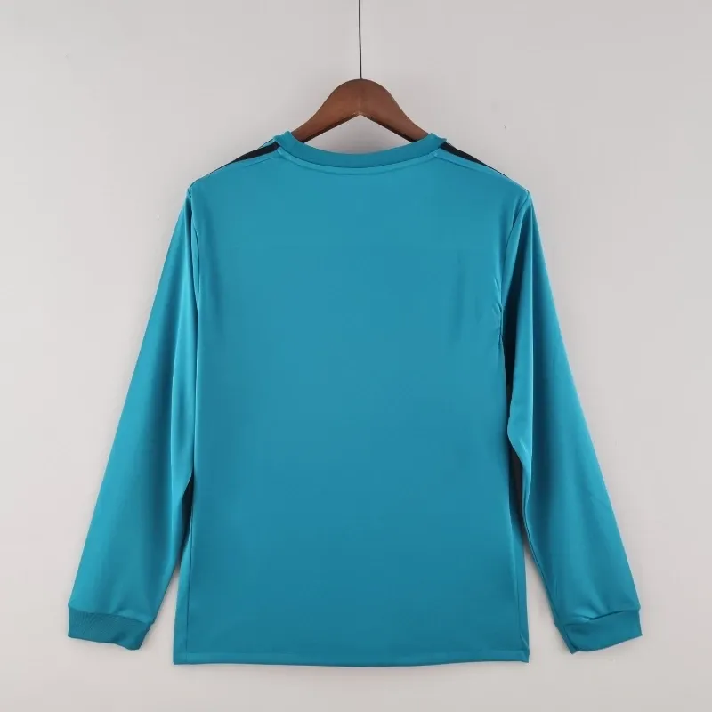 2017-2018 Real Madrid Long Sleeve Third retro kit