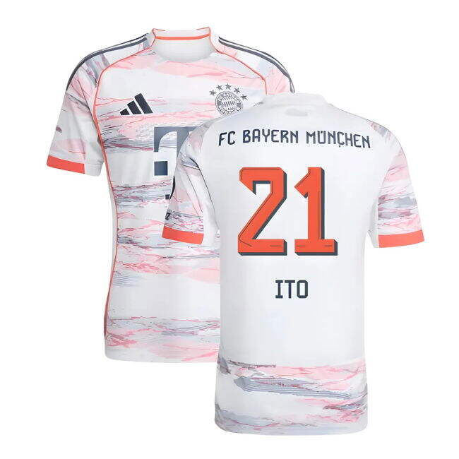 2025-2026 Bayern Away Shirt (Ito 21) Durable Stitching Stretch Fabric