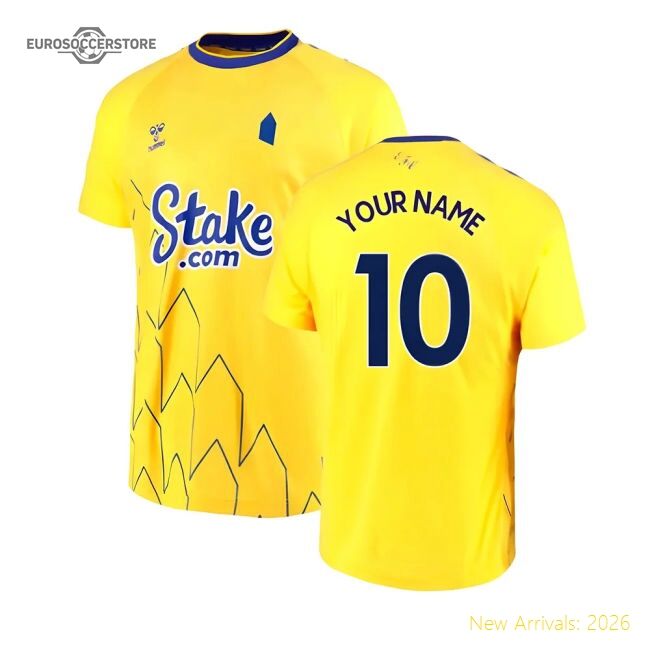 Premium 2022-2023 Everton Third Jersey (your Name) - Premium Quality