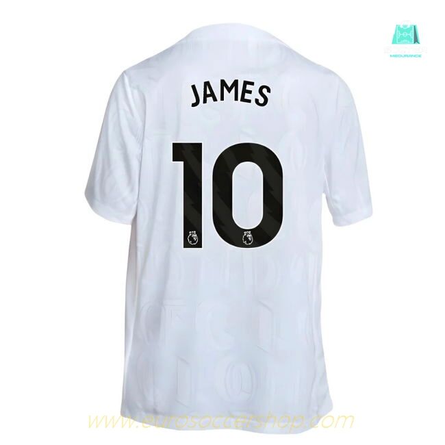 2025-2026 Chelsea Academy Pro Pre-Match Football Top (White) (James 10)