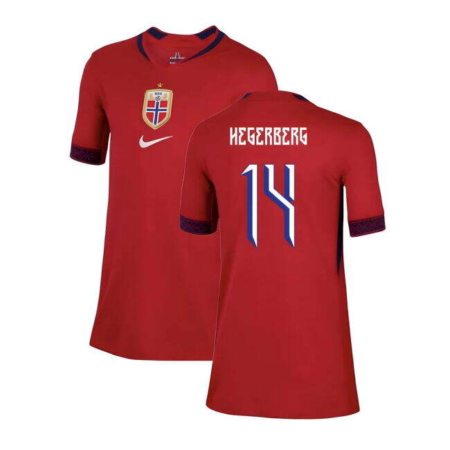 Kids Latest Norway Home Soccer Jersey 2025-2026