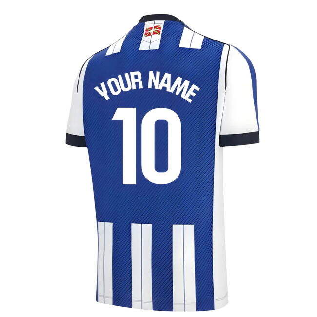 2025-2026 Real Sociedad Home Stylish Football Shirt (Your Name)