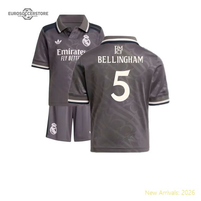 Real Madrid Bellingham Authentic Third Jersey League Adidas Climacool