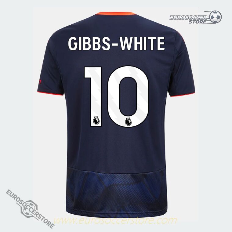 Nottingham Forest 25-26 Third Jersey GIBBS-WHITE 10 Third Version