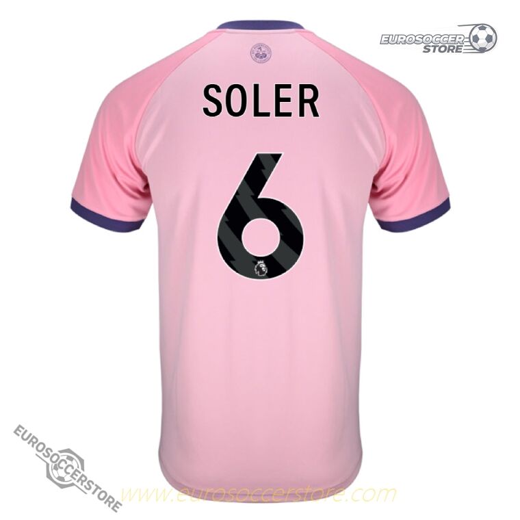 The 25-26 Bournemouth Third Jersey featuring SOLER 6.