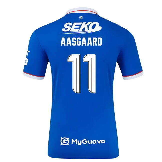 Authentic Design Licensed Rangers Fc Aasgaard #11 2025-2026 Campaig...