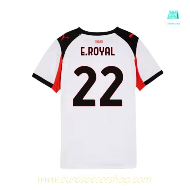 2025-2026 AC Milan Away Shirt (Kids) (E.Royal 22)