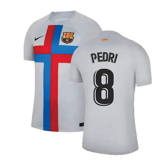 2022-2023 Genuina Camiseta Barcelona Tercer - Hombres Con Pedri 8
