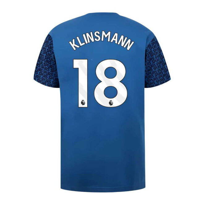 Die-hard Spurs Tottenham Hotspur Graphic T Shirt Blue Klinsmann #18...