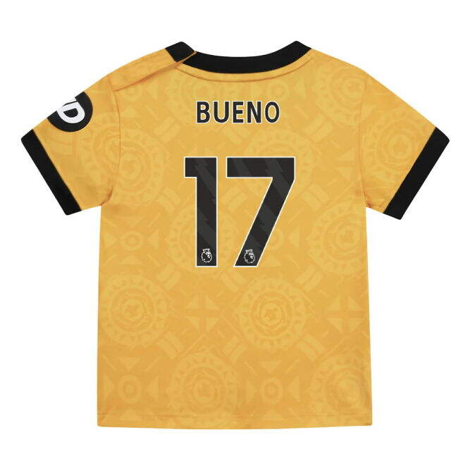 Official Shirt 2025-2026 Wolves Home Famous Exceptional Bueno 17#326