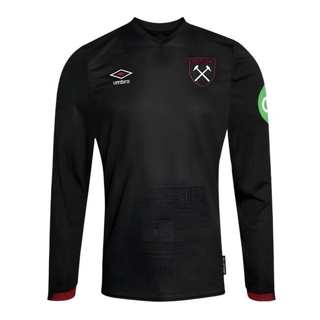 2024-2025 Away Shirt by West Ham Long Sleeve (Kids