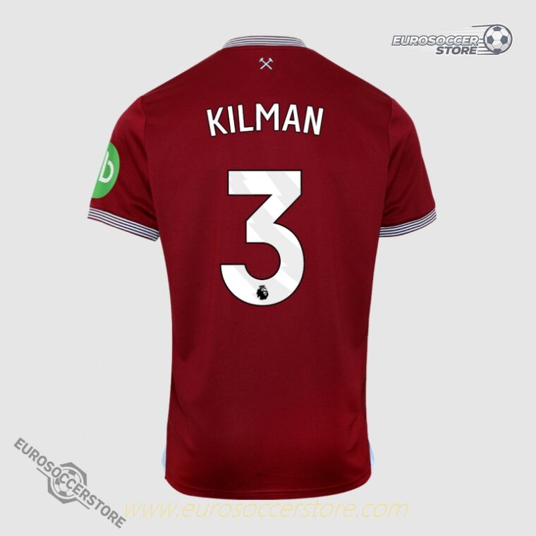West Ham United 25-26 Home KILMAN 3 Football Jersey
