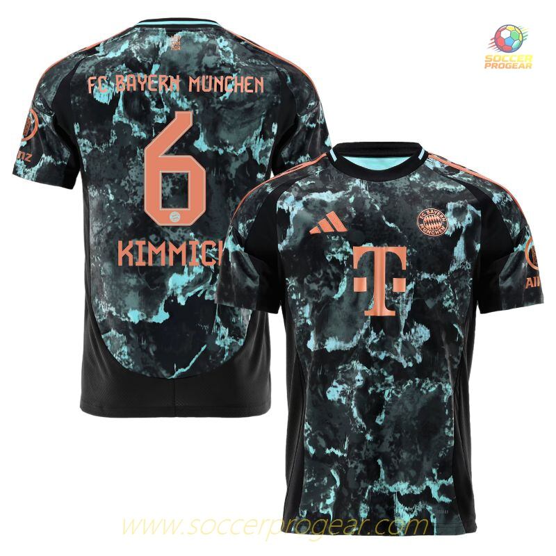 Team Football Jersey Bayern Munich Away 2024/25 Collection Kimmich